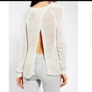 NEW PRICE! BB Dakota Wilmet Open Back Sweater